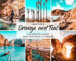 Orange and Teal Presets For Adobe Lightroom Mobile And Photoshop