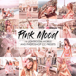 Pink Mood Presets For Lightroom And Photoshop CC