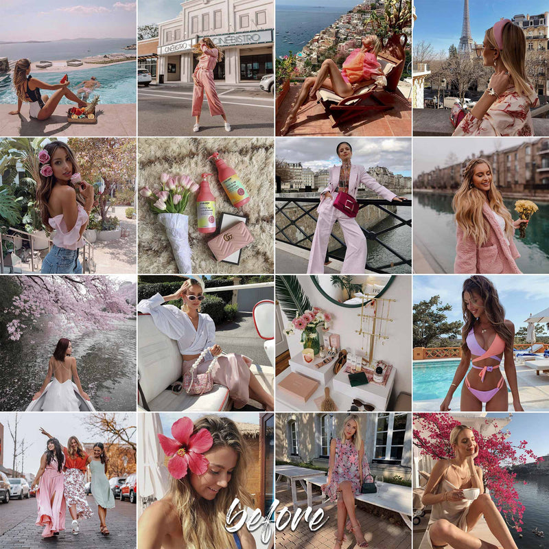 Pink Mood Presets For Lightroom And Photoshop CC