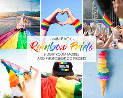 Rainbow Pride Presets For LGBT, LGBTQ and Gay Pride Photos In Lightroom And Photoshop