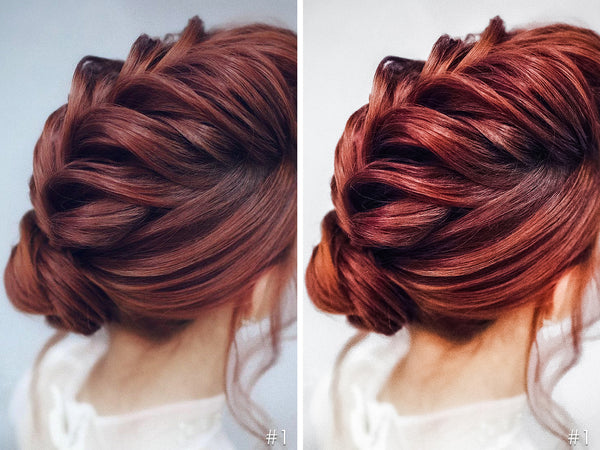 Red Hairstyle Presets For Lightroom and Photoshop