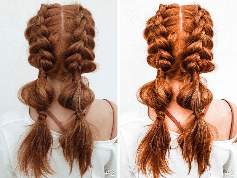 Red Hairstyle Presets For Lightroom and Photoshop