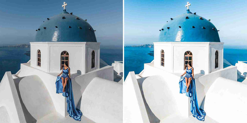 Santorini Blue Presets For Adobe Creative Suite, Lightroom And Photoshop