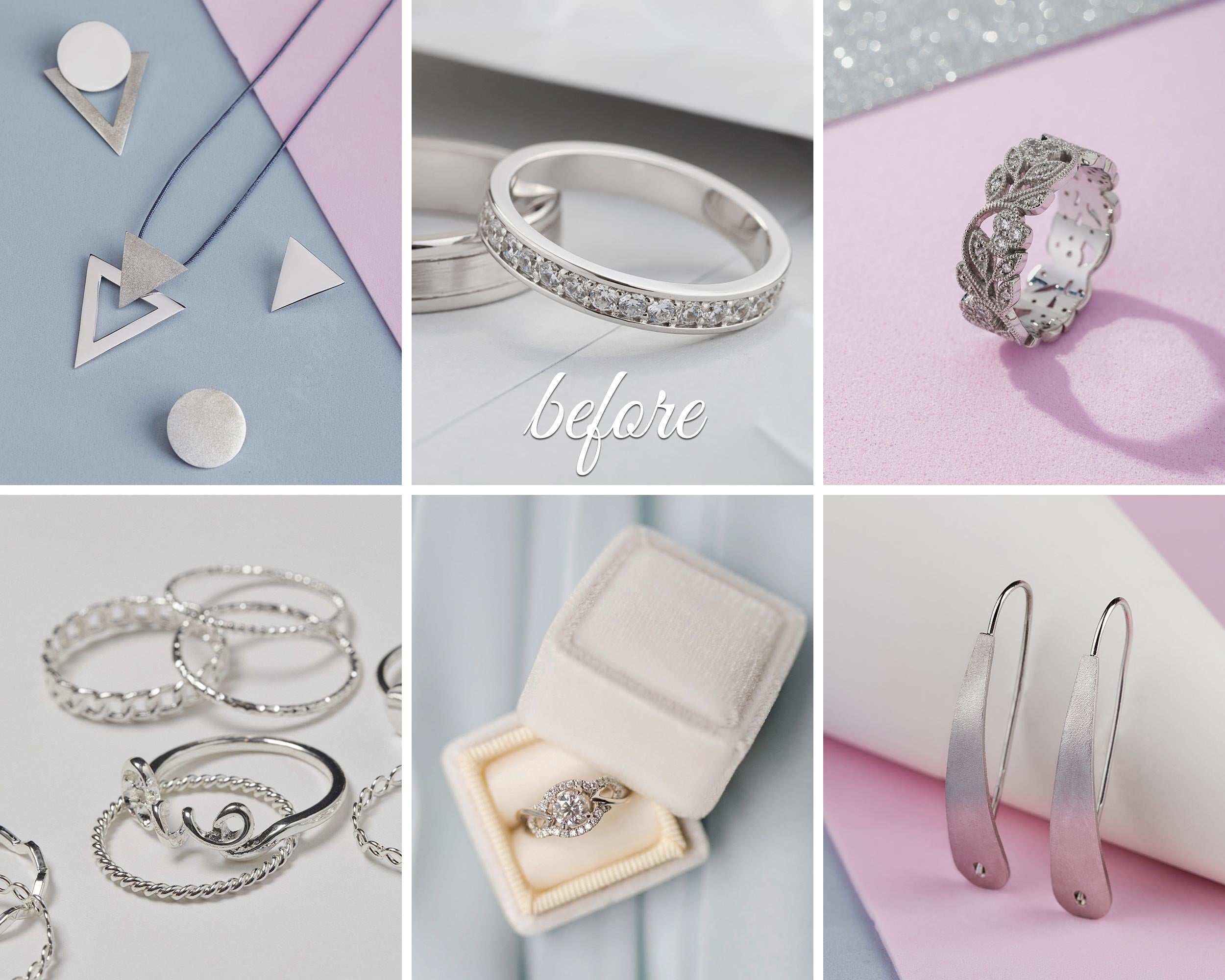 Silver Jewelry - Jewellery Presets, Minimal Jewelry, Photoshop Filters ...