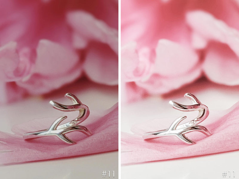 Silver Jewelry Product Photography Presets for Lightroom and Photoshop