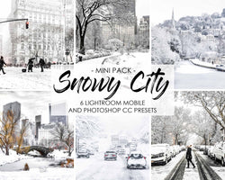 Snowy City Presets For Lightroom Classic And CC