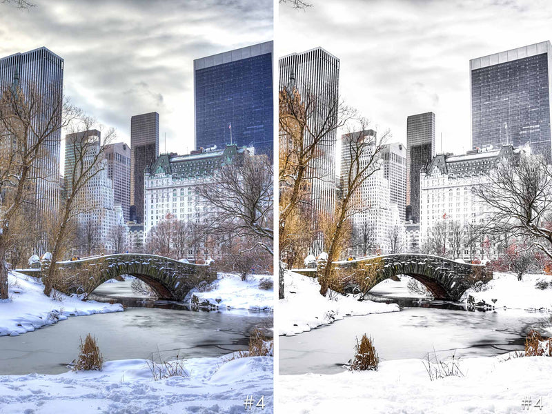 Snowy City Presets For Lightroom Classic And CC