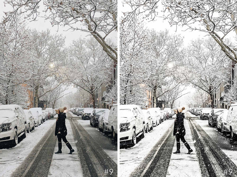 Snowy City Presets For Lightroom Mobile And Photoshop CC