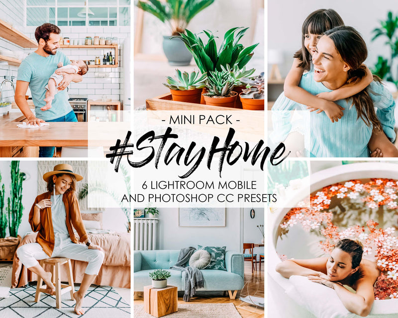 Stay Home Presets for Adobe Lightroom and Photoshop