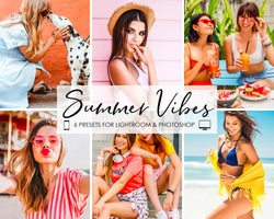 Summer Vibes Lightroom and Photoshop Presets