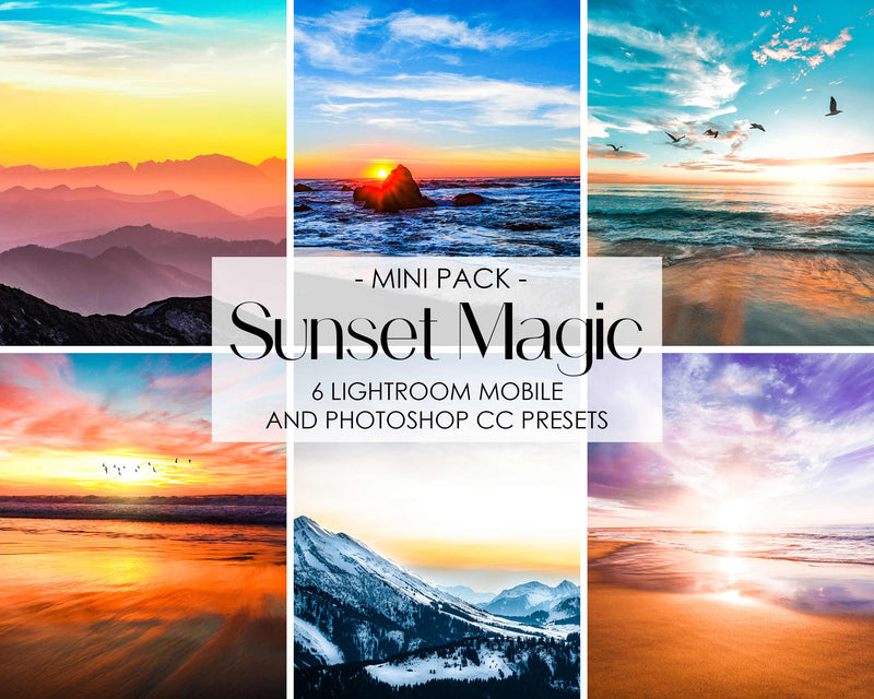 Sunset Magic Lightroom Presets And Photoshop Filters