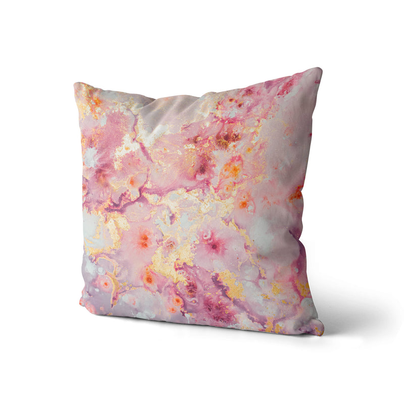 Marble Pillow Print, Pink Pillow, Contemporary Modern Home Decor