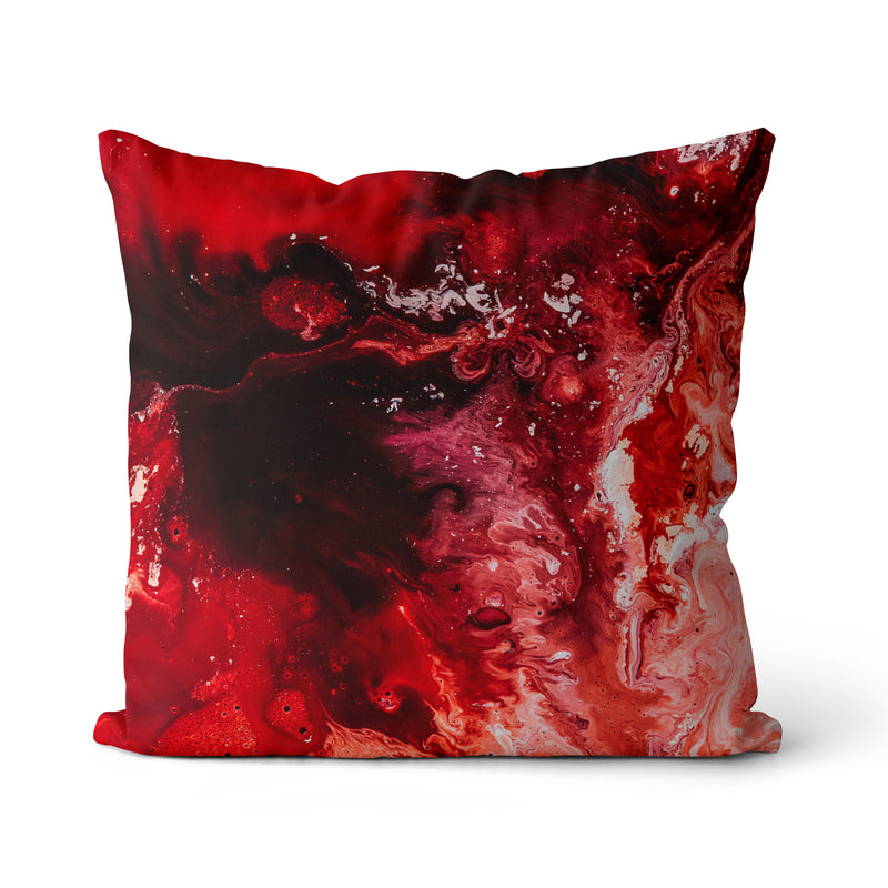 Bloody Mary Throw Pillow, Home Decor Red Decorative Pillow
