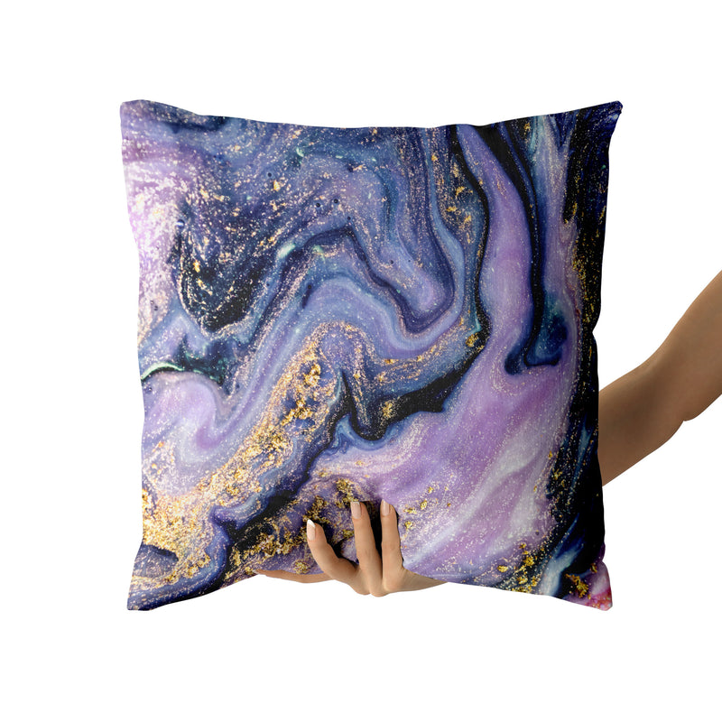 Purple Rain Throw Pillow, Violet Decorative Pillow, Home Decor Cushion