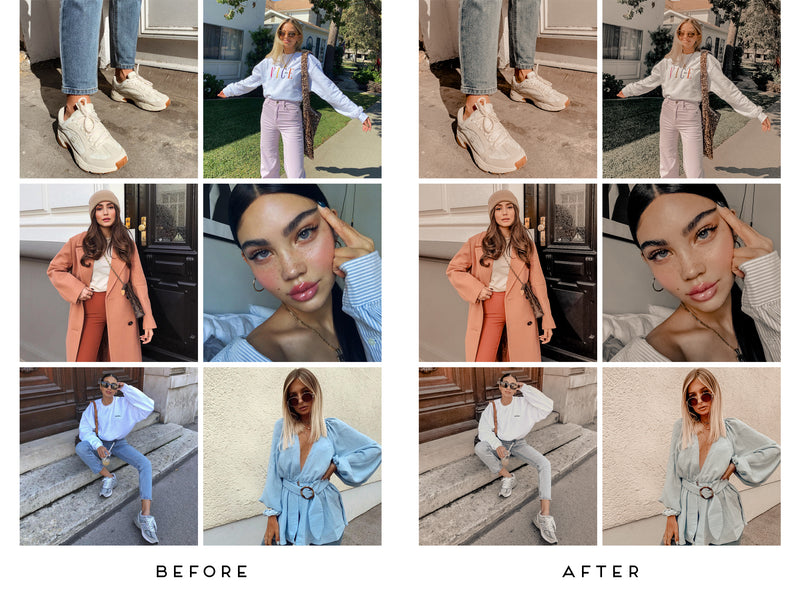 Trendy and Moody Lightroom Presets for Influencers