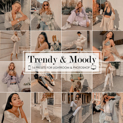 Trendy and Moody Lightroom Presets for Influencers