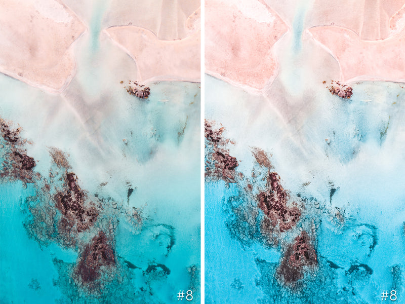 Tropical Aerial Lightroom Presets For Drone DJI Photography
