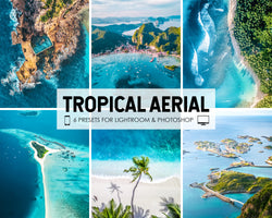 Tropical Aerial DJI Presets For Lightroom and Photoshop