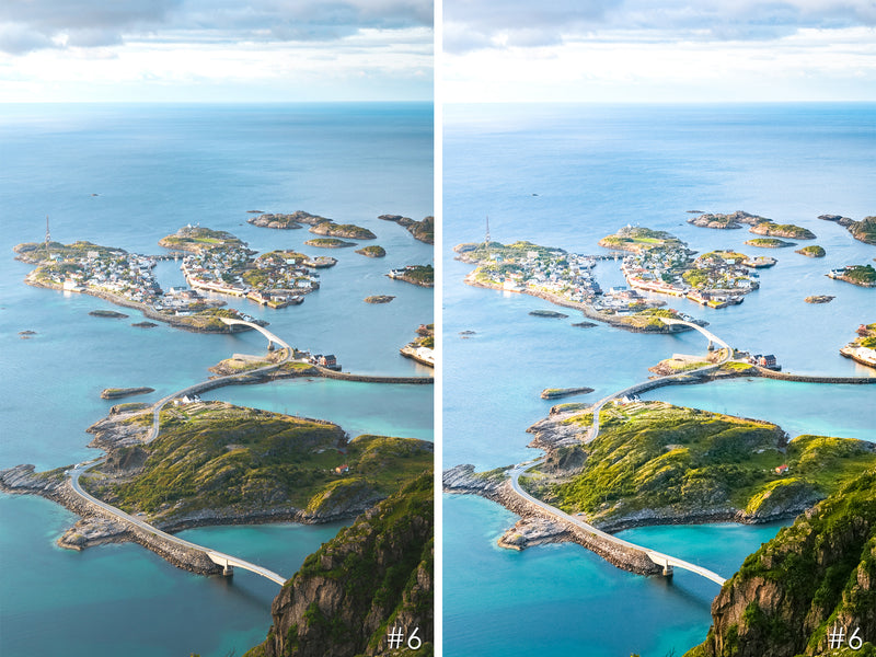 Tropical Aerial DJI Presets For Lightroom and Photoshop