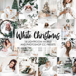 White Christmas Presets For Lightroom CC and Photoshop