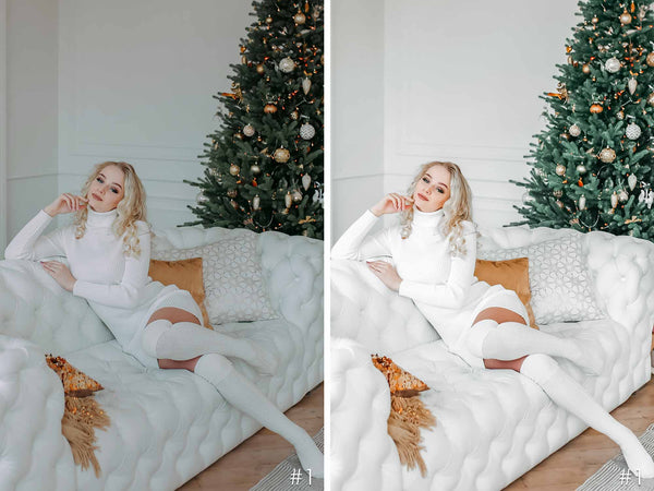 White Christmas Presets For Lightroom CC and Photoshop