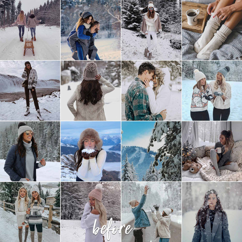 Winter Blogger Presets For Lightroom And Photoshop