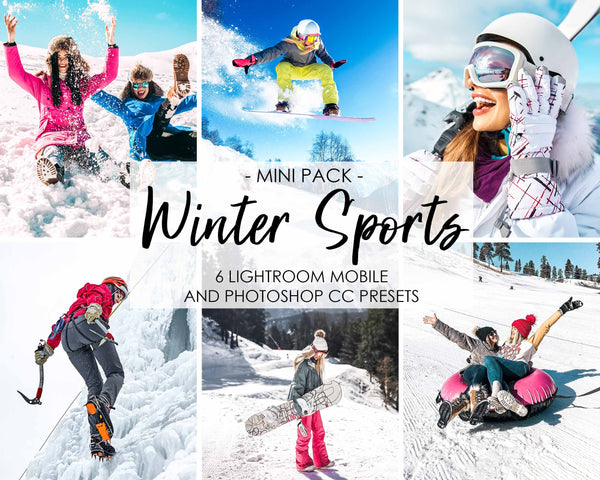 Winter Sports Presets For Adobe Photoshop CC And Lightroom